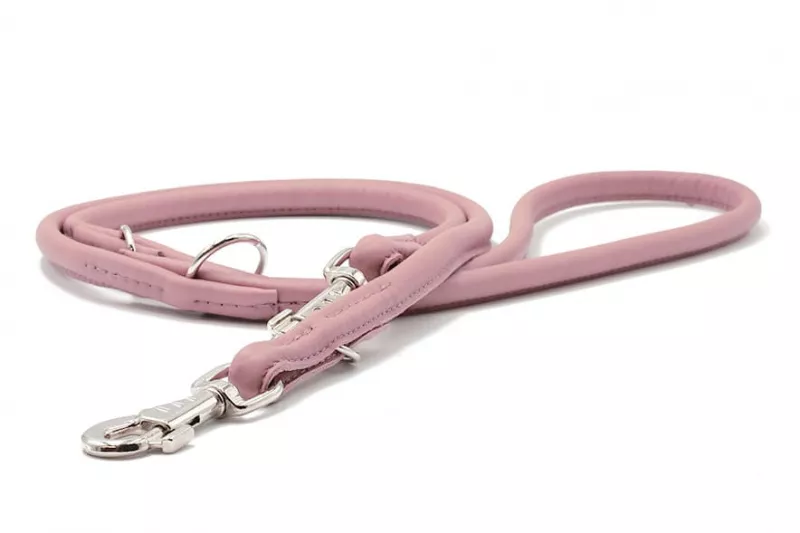 Maul Lederleine rundgenäht rosa 2m / 4mm